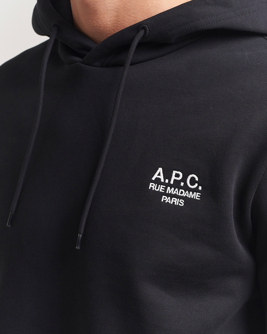 Mies | Puserot | A.P.C. | Rue Madame Hoodie Black/White