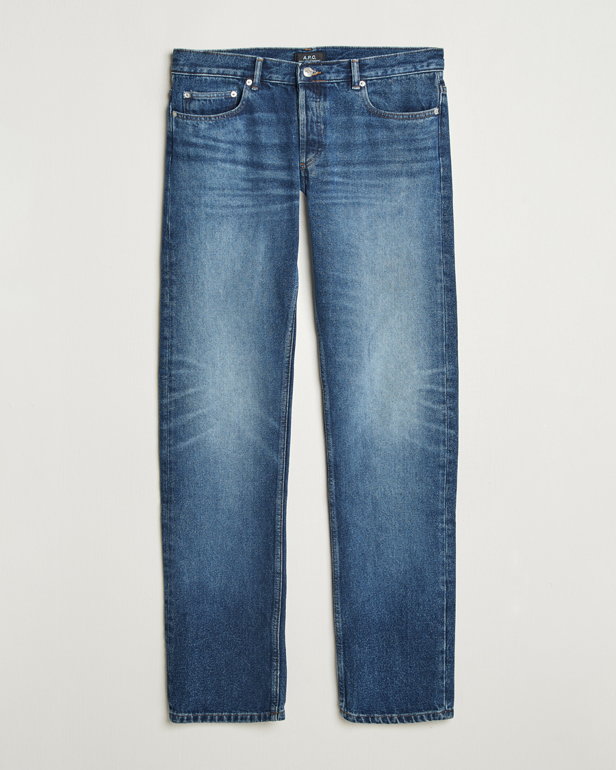 Mies | Housut | A.P.C. | New Standard Jeans Washed Indigo
