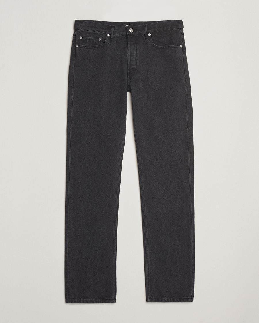 Mies | Housut | A.P.C. | New Standard Jeans Washed Black