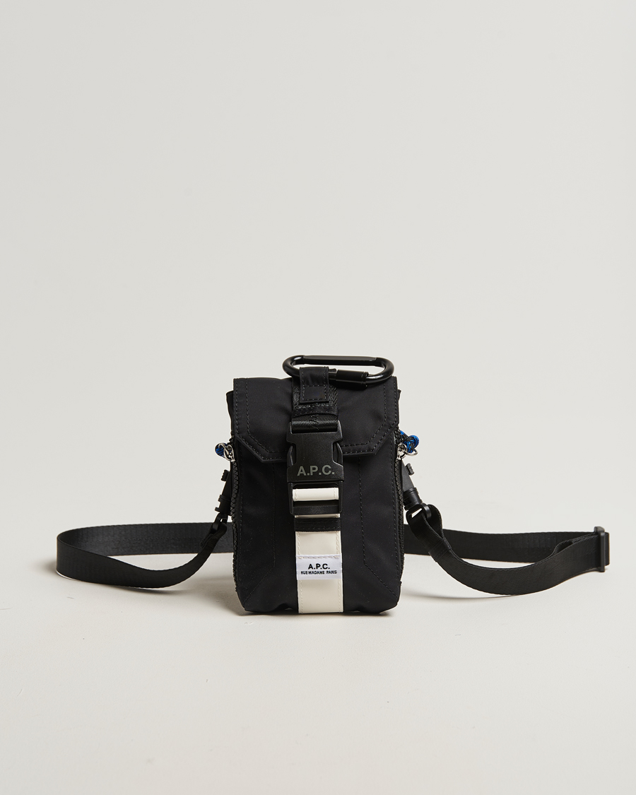Mies | Laukut | A.P.C. | Trek Crossbody Pouch Black