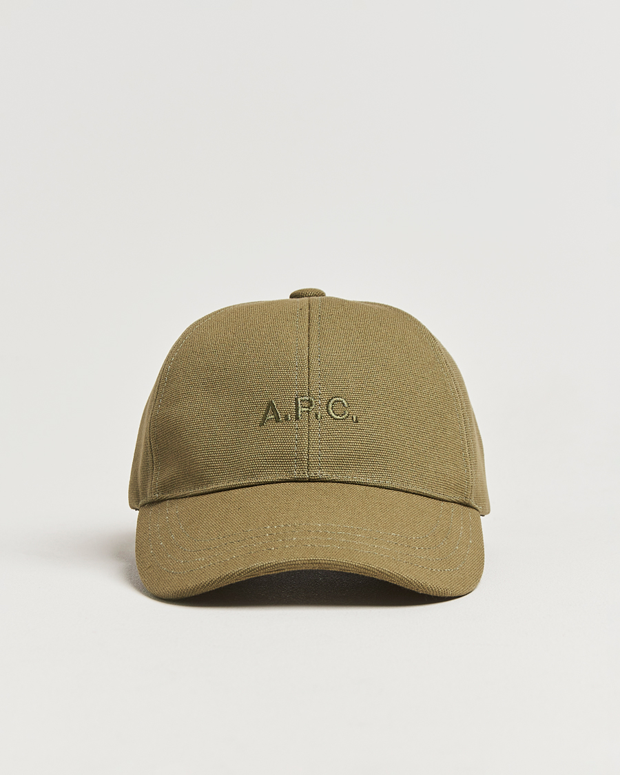 Mies | Päähineet | A.P.C. | A.P.C.Charlie Baseball CapKhaki Green
