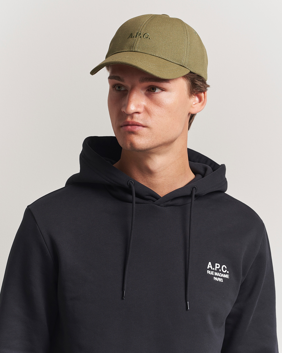 Mies | Päähineet | A.P.C. | A.P.C.Charlie Baseball CapKhaki Green