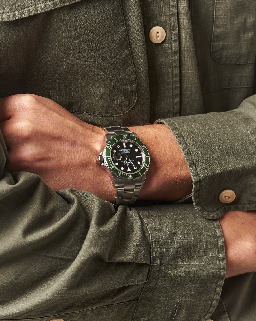 Mies | Rolex Pre-Owned Submariner Kermit | Rolex Pre-Owned | Submariner Kermit