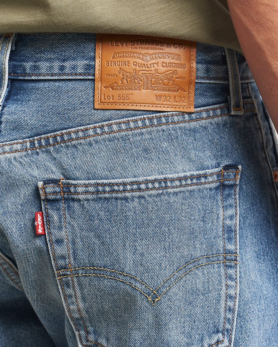 Mies | Kauluspaidat | Levi's | 555 Relaxed Straight Jeans Indigo Champion