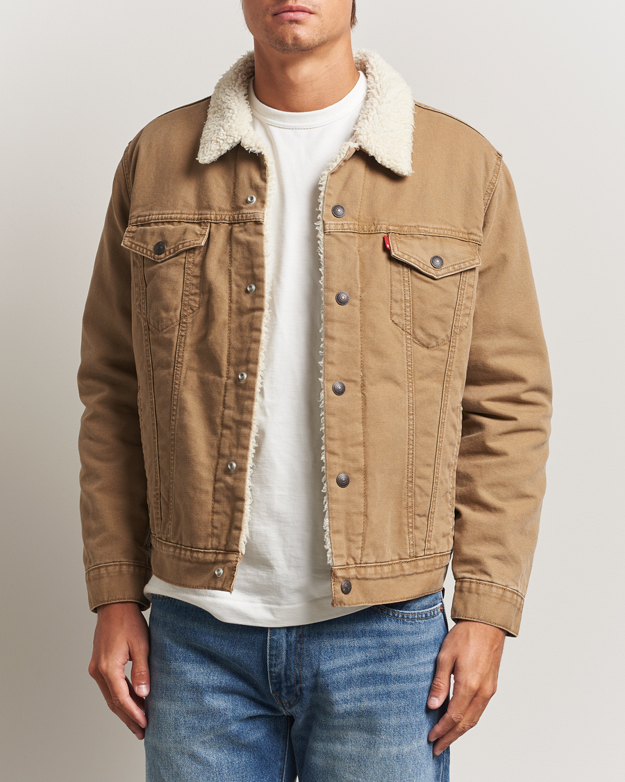 Mies | Takit | Levi's | Type 3 Sherpa Trucker Ermine Brown