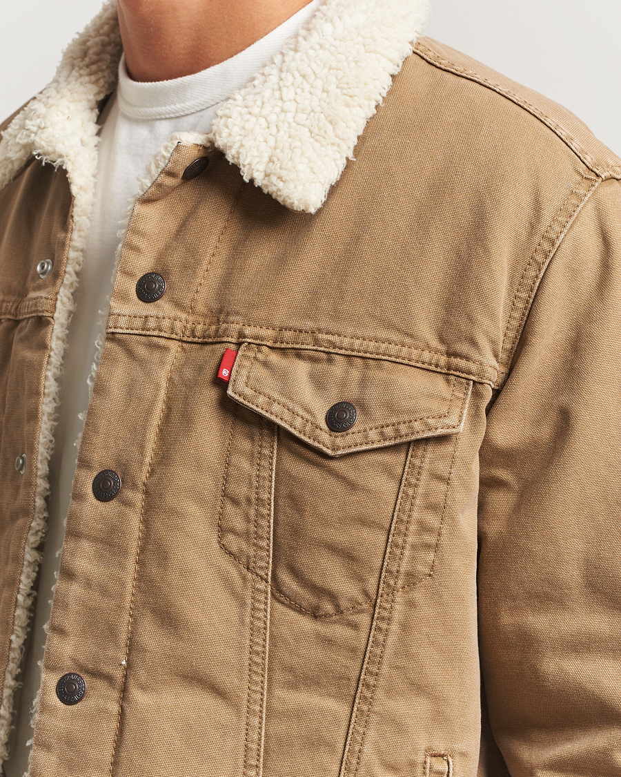 Mies | Takit | Levi's | Type 3 Sherpa Trucker Ermine Brown