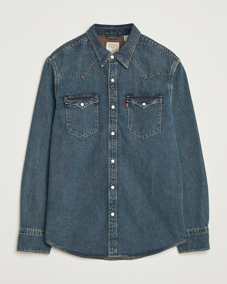 Mies | Kauluspaidat | Levi's | Barstow Western Standard Shirt Dark Blue