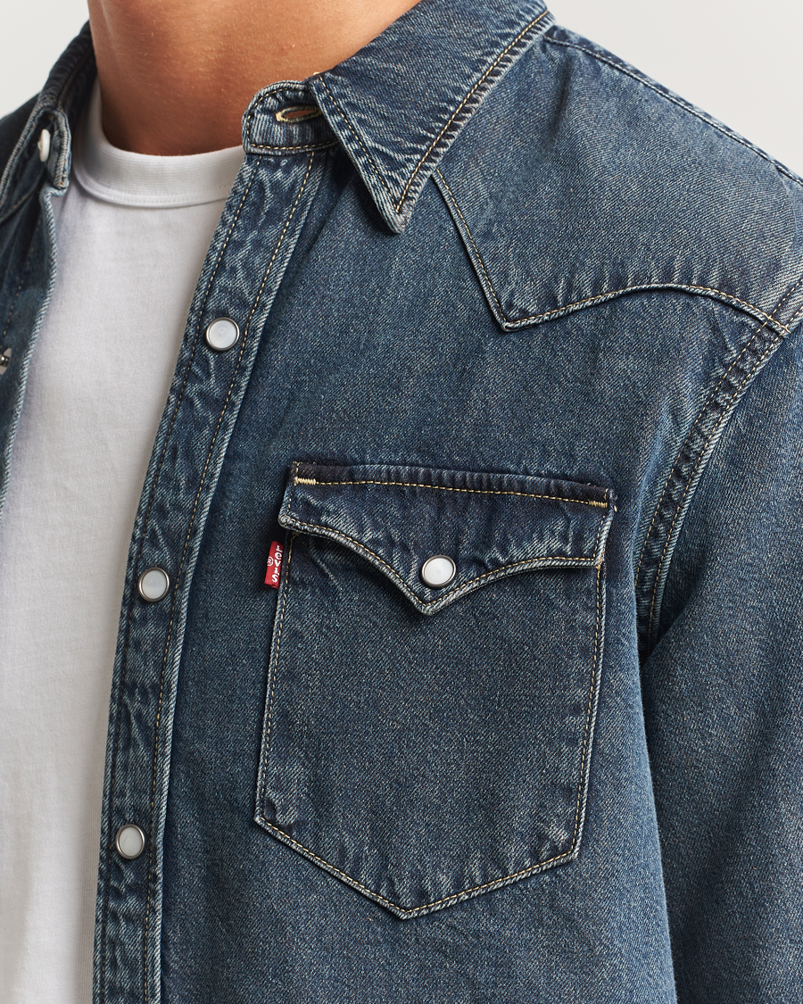 Mies | Kauluspaidat | Levi's | Barstow Western Standard Shirt Dark Blue