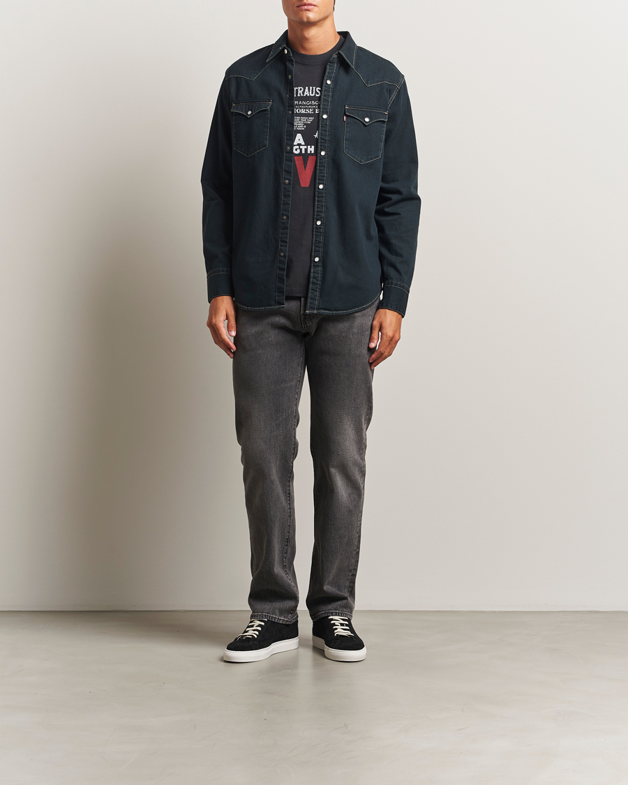 Mies | Kauluspaidat | Levi's | Barstow Western Standard Shirt Washed Black