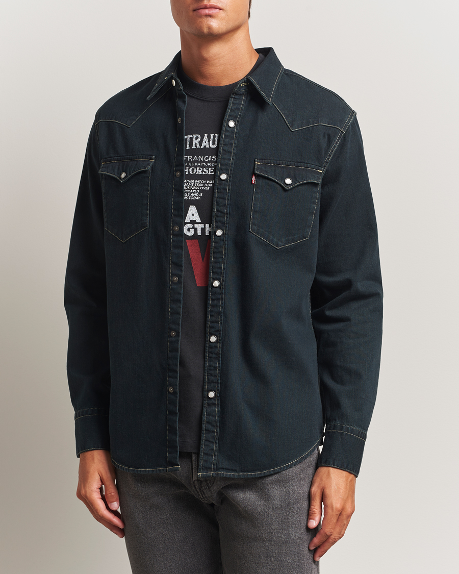 Mies | Kauluspaidat | Levi's | Barstow Western Standard Shirt Washed Black