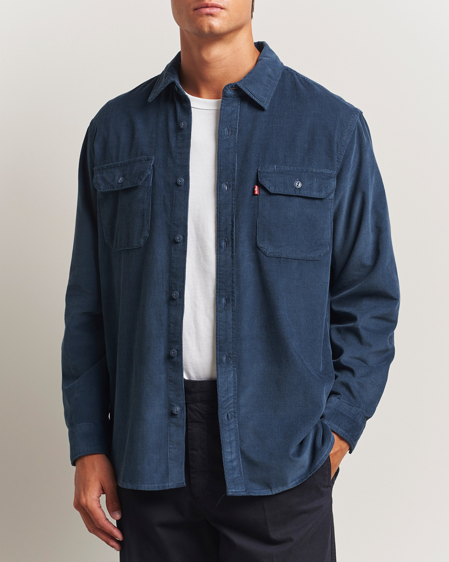 Mies | Kauluspaidat | Levi's | Jackson Corduroy Worker Shirt Zodiac Blue