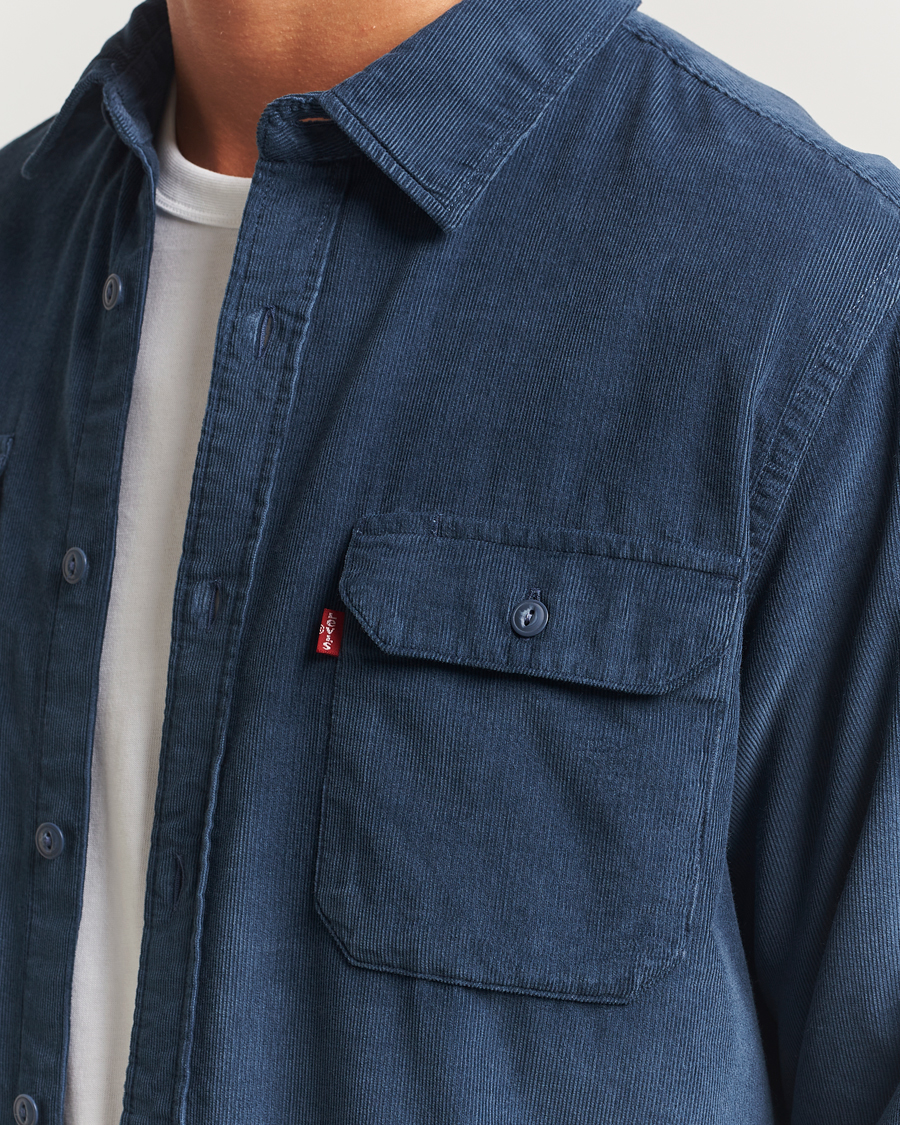 Mies | Kauluspaidat | Levi's | Jackson Corduroy Worker Shirt Zodiac Blue