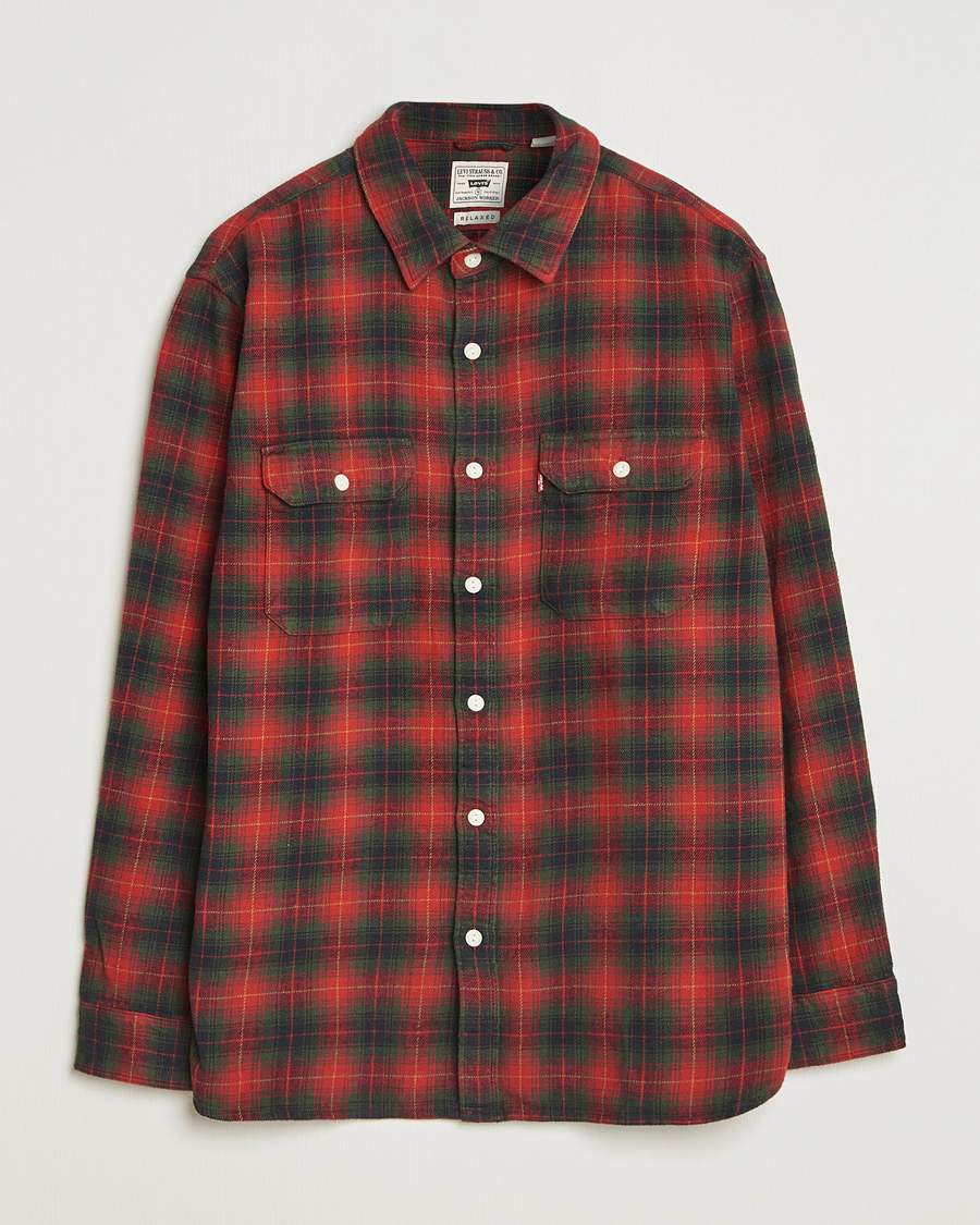 Mies | Kauluspaidat | Levi's | Jackson Worker Shirt Rythmic Red