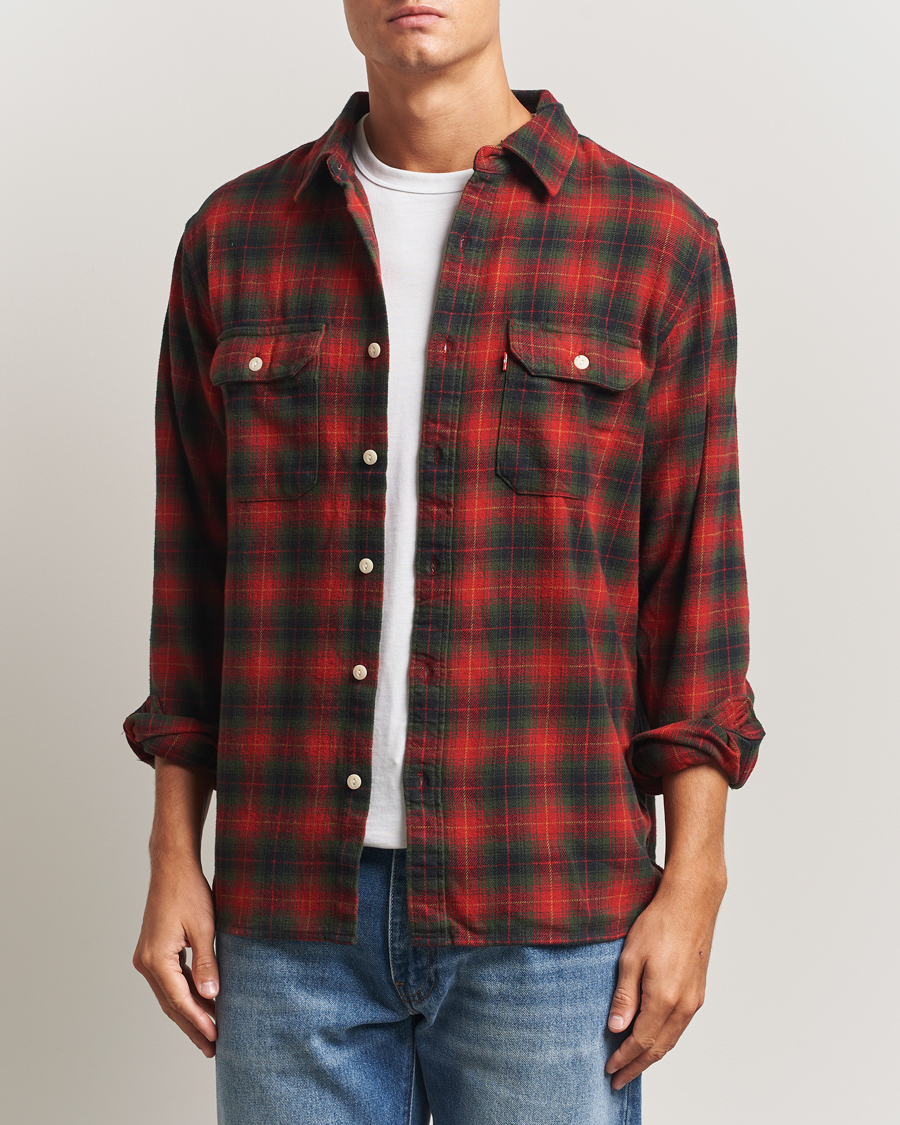 Mies | Kauluspaidat | Levi's | Jackson Worker Shirt Rythmic Red