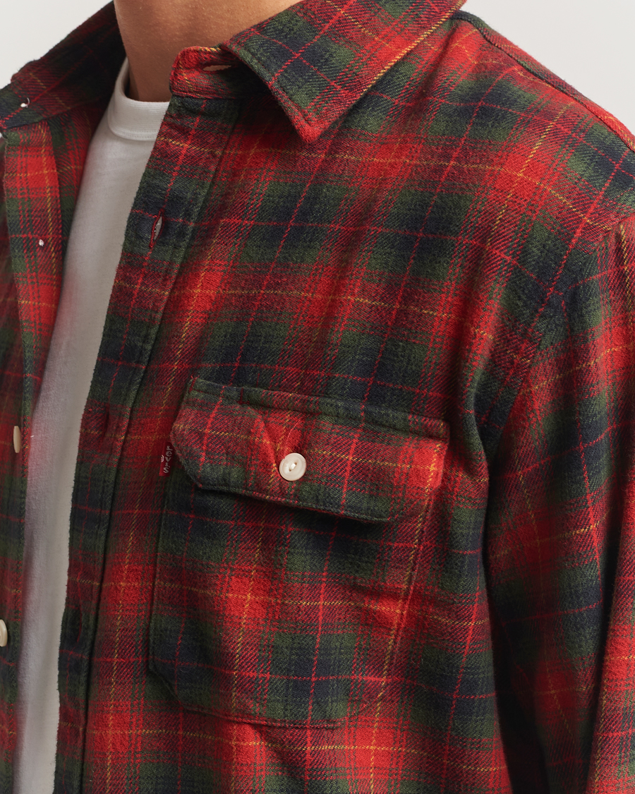 Mies | Kauluspaidat | Levi's | Jackson Worker Shirt Rythmic Red