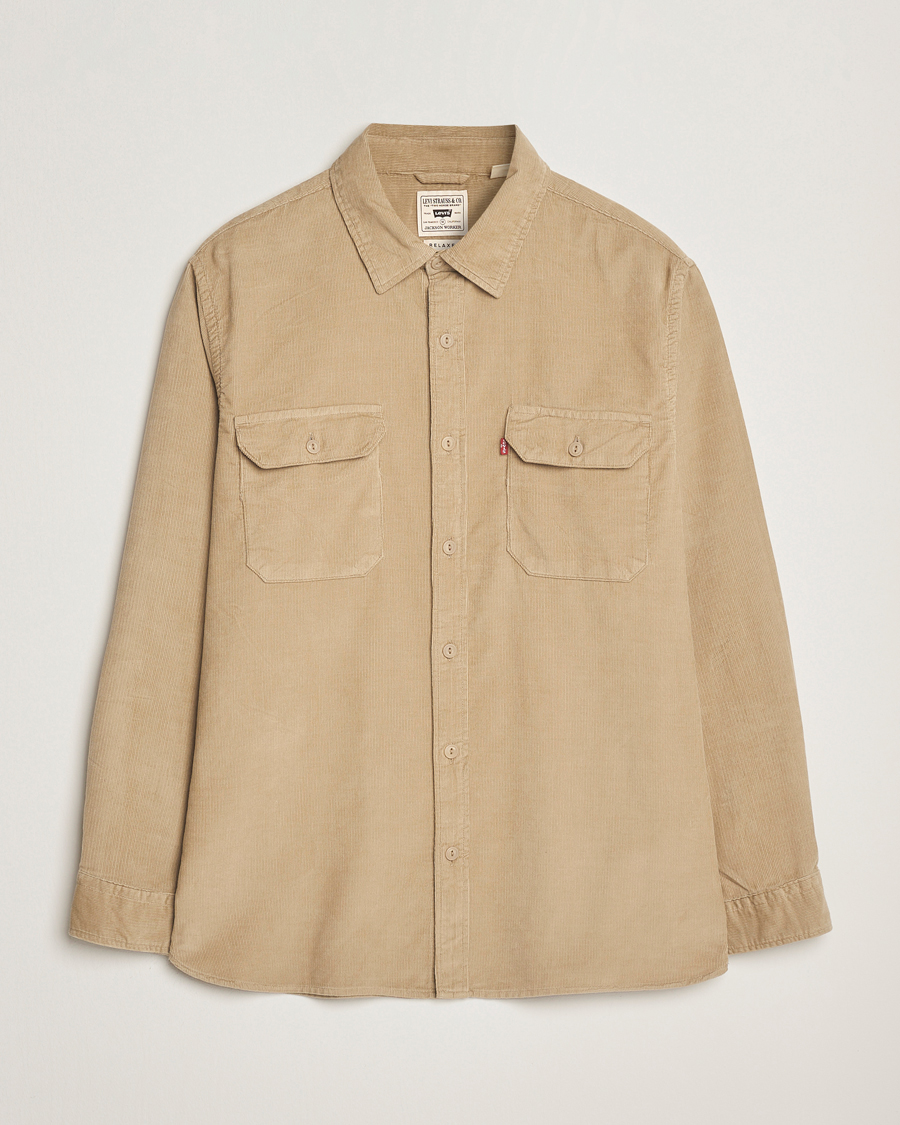 Mies | Kauluspaidat | Levi's | Jackson Corduroy Worker Shirt Beige