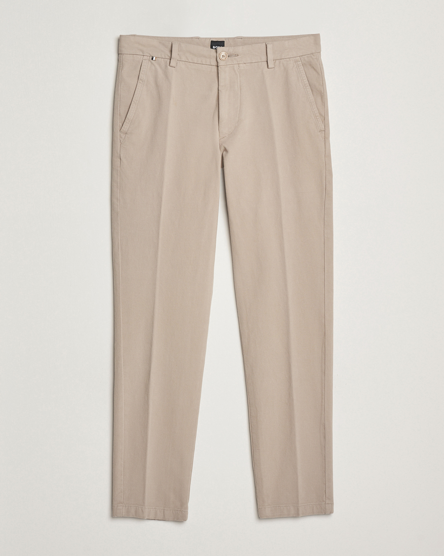 Mies | Housut | BOSS BLACK | Kaiton Structured Chinos Open Beige