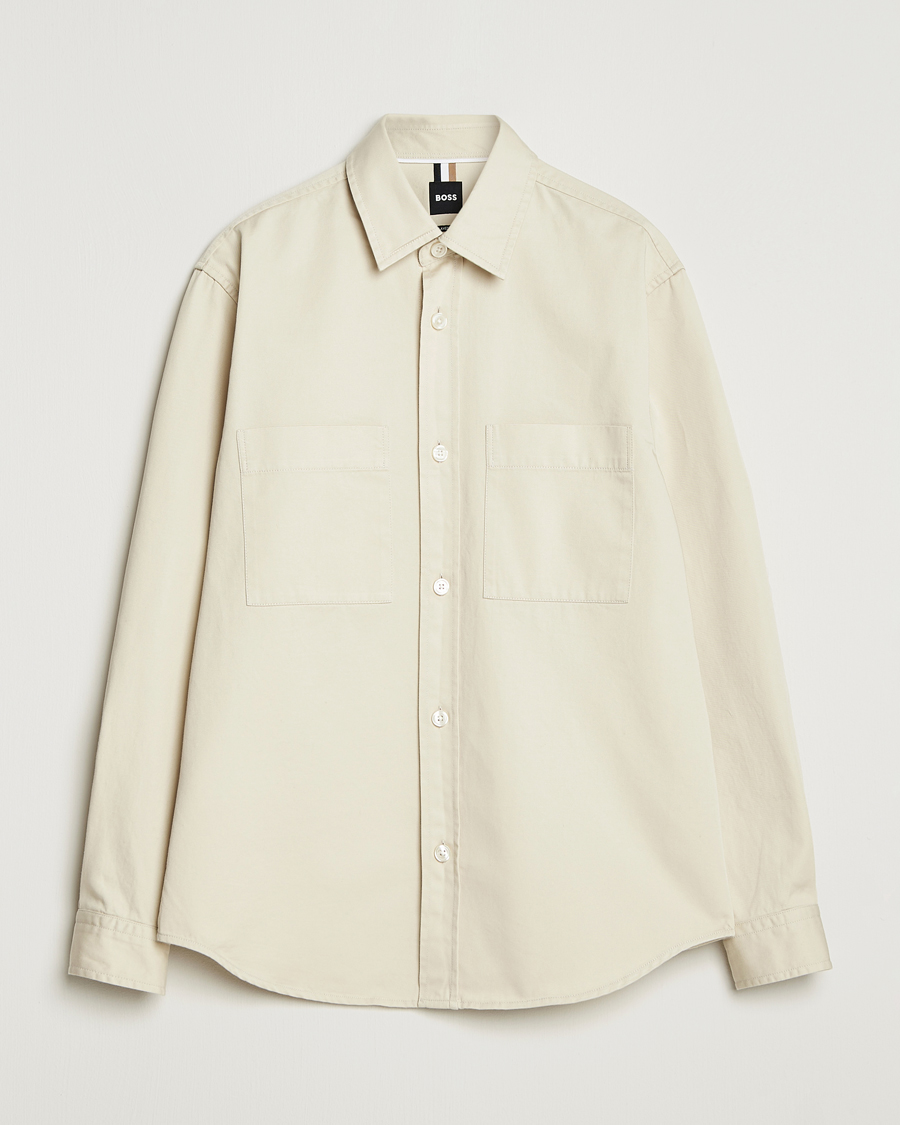 Mies | Kauluspaidat | BOSS BLACK | Owen Overshirt Open White