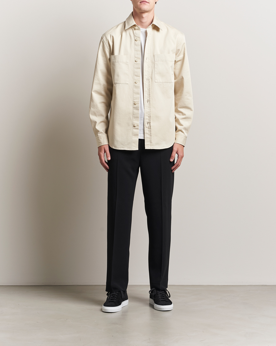 Mies | Kauluspaidat | BOSS BLACK | Owen Overshirt Open White