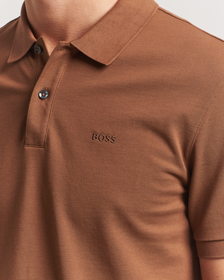 Mies | Pikeet | BOSS BLACK | Pallas Polo Medium Brown