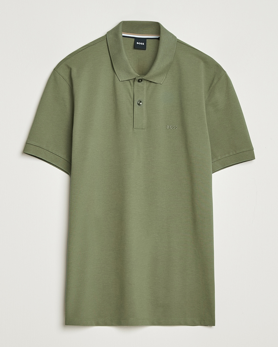 Mies | Pikeet | BOSS BLACK | Pallas Polo Medium Green