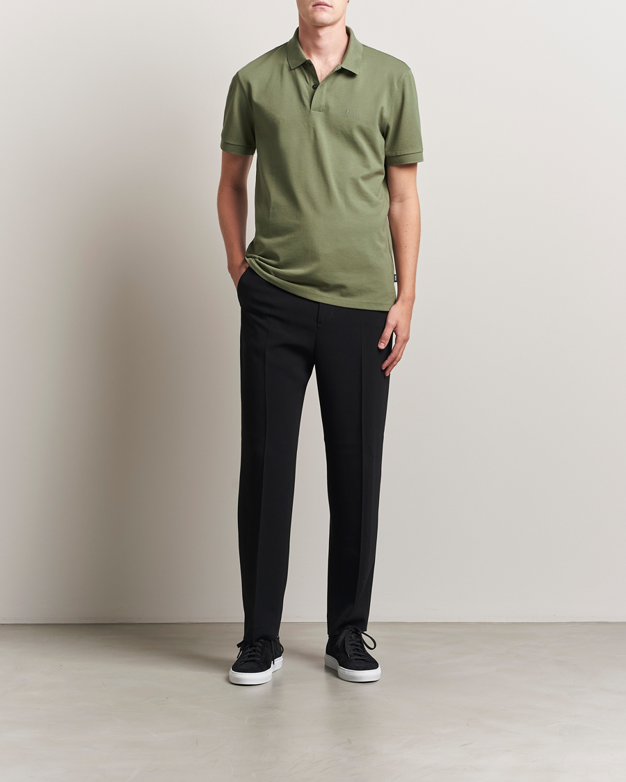Mies | Pikeet | BOSS BLACK | Pallas Polo Medium Green