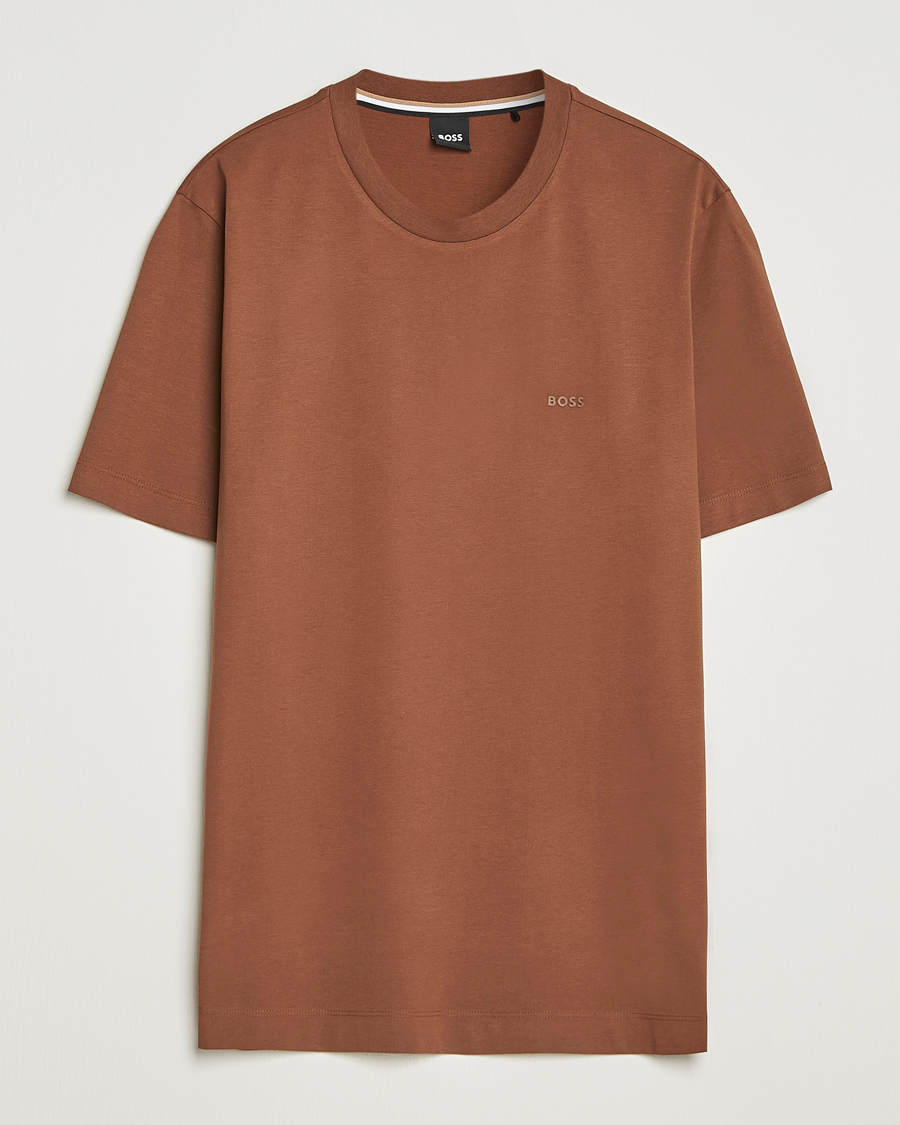 Mies | T-paidat | BOSS BLACK | Thompson Crew Neck T-Shirt Medium Brown