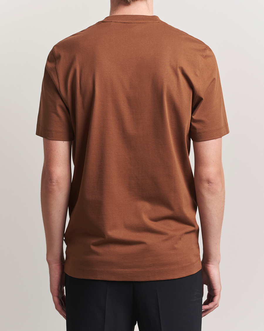Mies | T-paidat | BOSS BLACK | Thompson Crew Neck T-Shirt Medium Brown