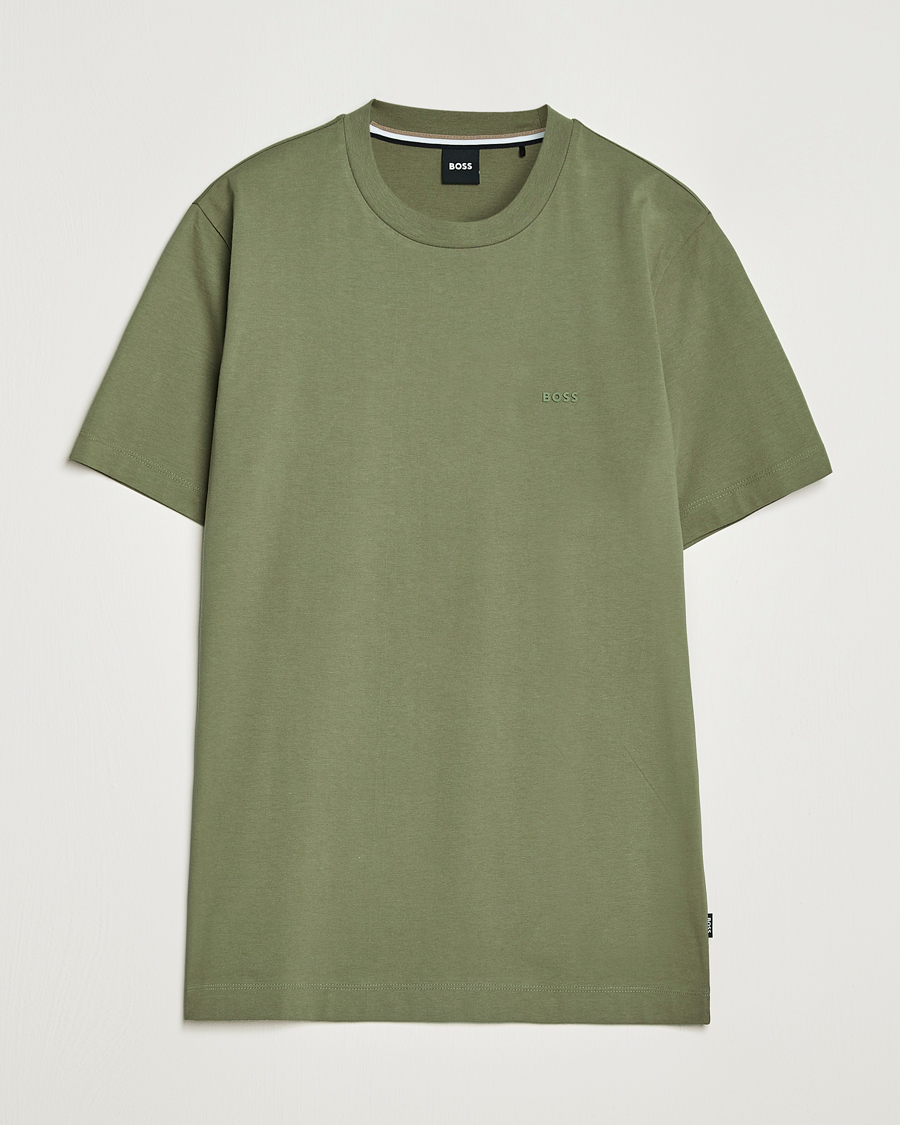 Mies | T-paidat | BOSS BLACK | Thompson Crew Neck T-Shirt Medium Green