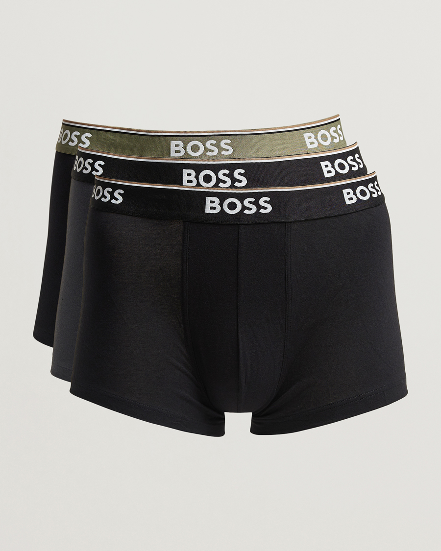 Mies | Alusvaatteet | BOSS BLACK | 3-Pack Trunk Grey/Black