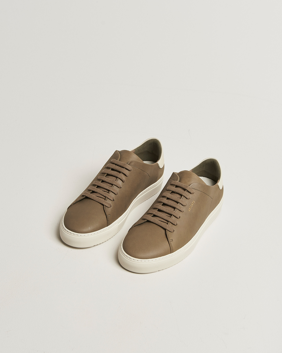 Mies | Axel Arigato Clean 90 Nubuck Sneaker Dark Green/Light Beige | Axel Arigato | Clean 90 Nubuck Sneaker Dark Green/Light Beige