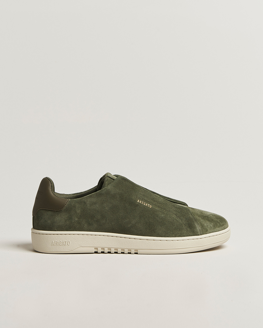 Mies | Tennarit | Axel Arigato | Dice Laceless Suede Sneaker Dark Green