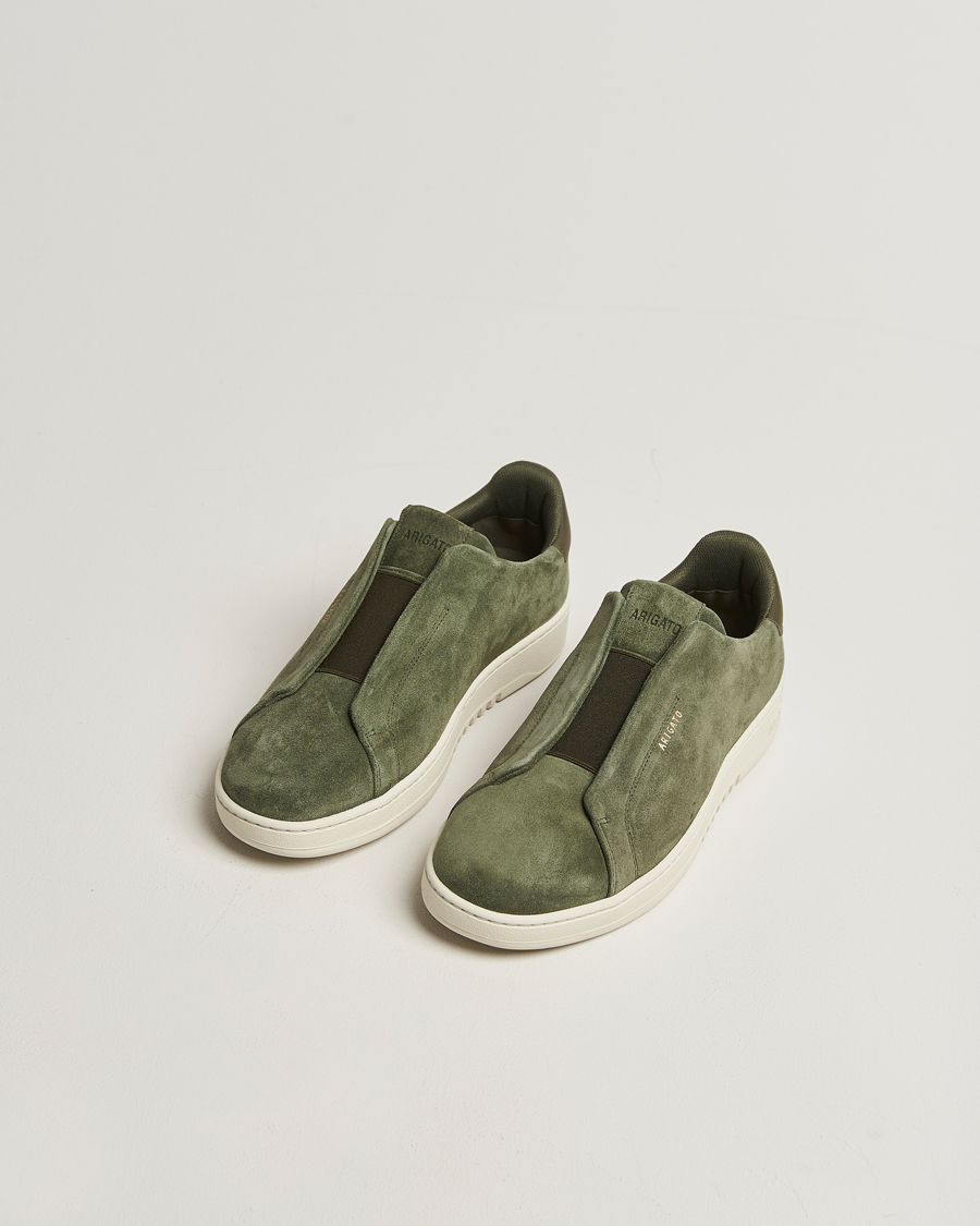 Mies | Tennarit | Axel Arigato | Dice Laceless Suede Sneaker Dark Green
