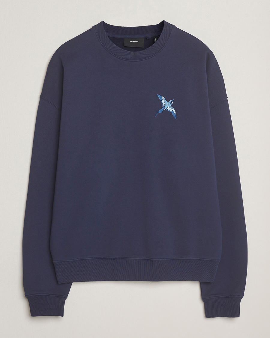 Mies | Puserot | Axel Arigato | Micro Bee Bird Sweatshirt Navy