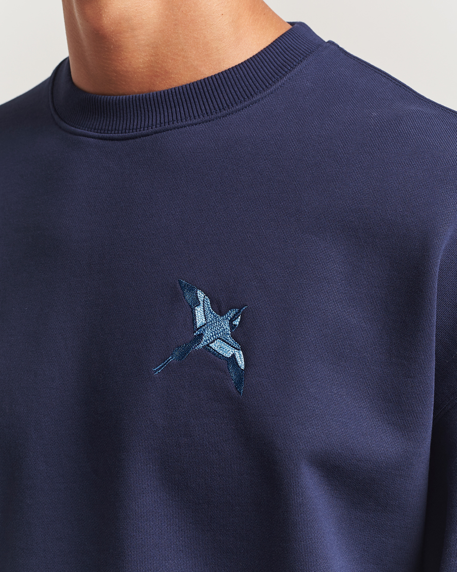 Mies | Puserot | Axel Arigato | Micro Bee Bird Sweatshirt Navy