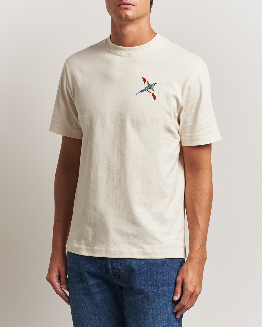 Mies | T-paidat | Axel Arigato | Micro Bee Bird T-Shirt Pale Beige