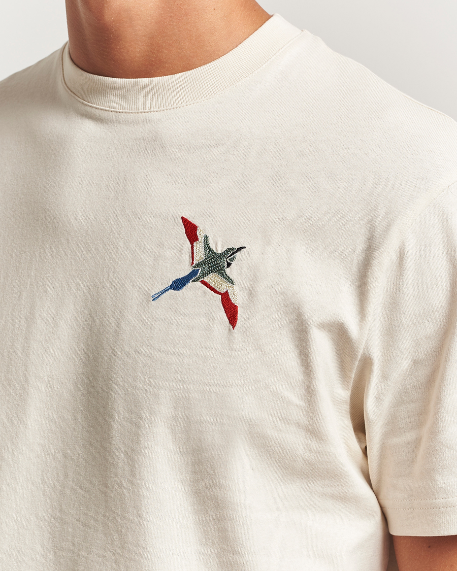 Mies | T-paidat | Axel Arigato | Micro Bee Bird T-Shirt Pale Beige