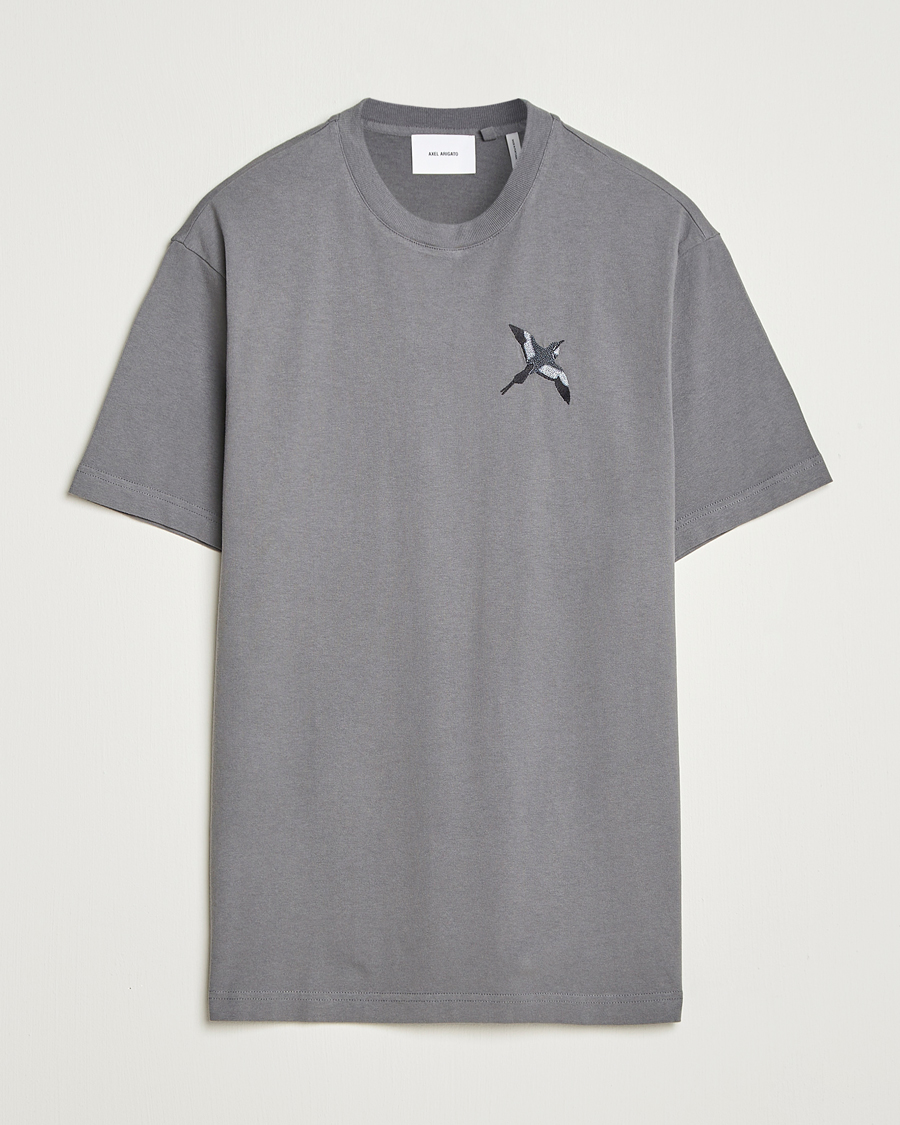 Mies | T-paidat | Axel Arigato | Micro Bee Bird T-Shirt Steel Grey