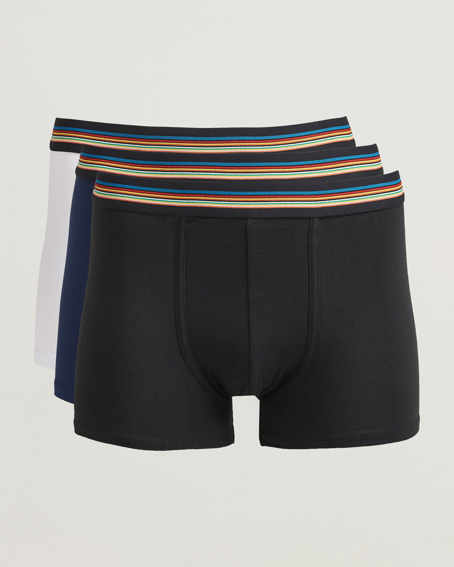 Mies | Alusvaatteet | Paul Smith | 3-Pack Trunk White/Navy/Black