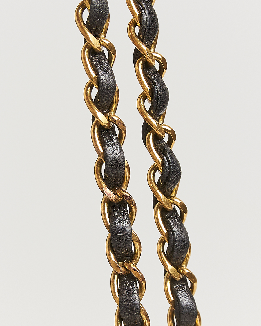 Mies | Chanel Pre-Owned Classic Double Flap Medium Lambskin Black | Chanel Pre-Owned | Classic Double Flap Medium Lambskin Black