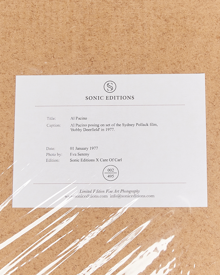 Mies | Taulut | Sonic Editions | Framed Al Pacino – Bobby Deerfield