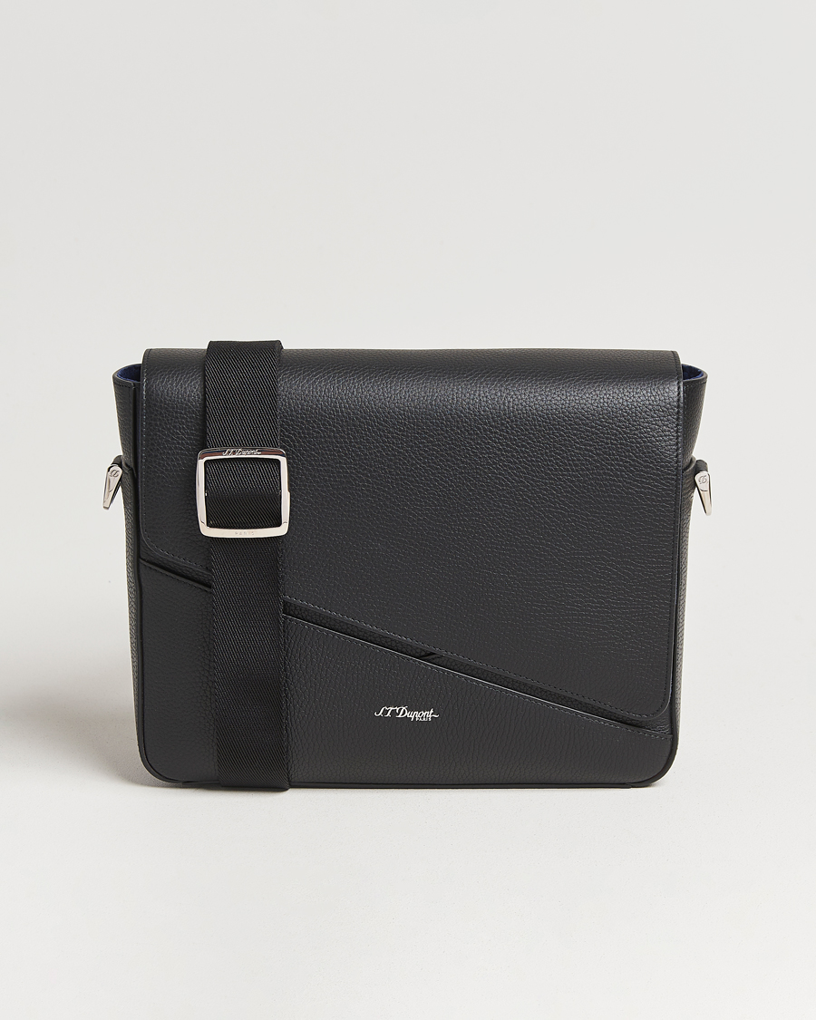 Mies | Laukut | S.T. Dupont | Neo Capsule Messenger Bag Black Grained