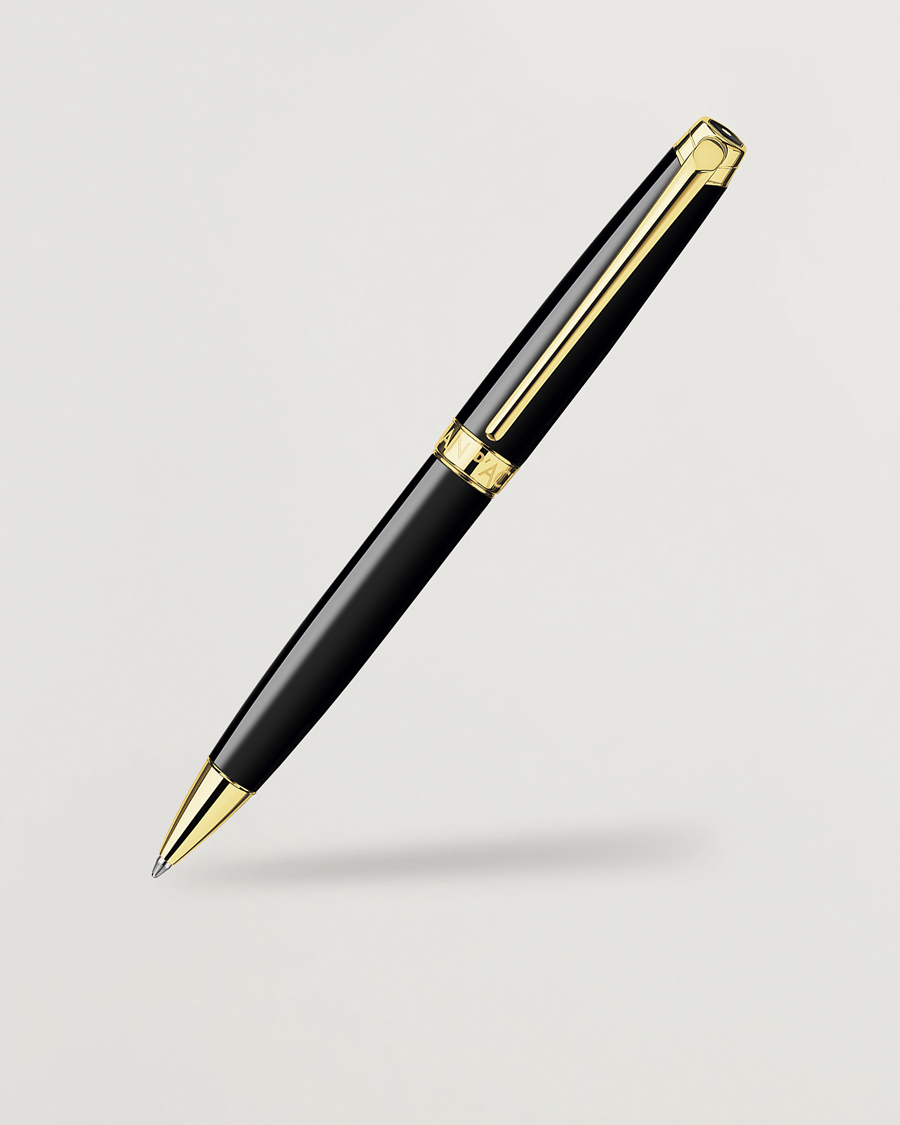 Mies | Kynät | Caran d'Ache | Caran d' Ache Léman Ballpoint Pen Ebony Black/Gold Plated