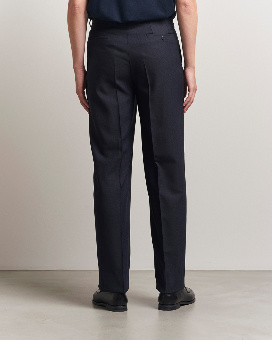 Mies | Housut | Brioni | Capri Wool Trousers Navy