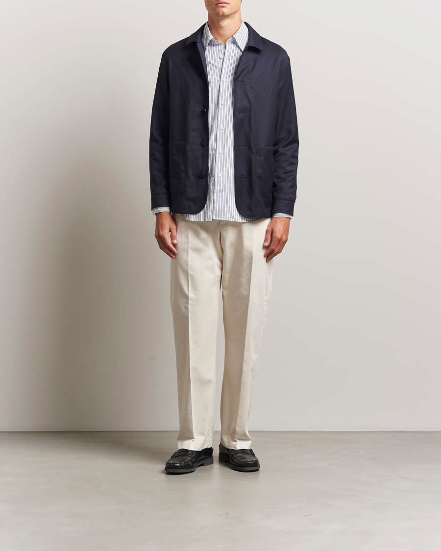 Mies | Housut | NN07 | Paw Relaxed Fit Pleated Chinos Ivory