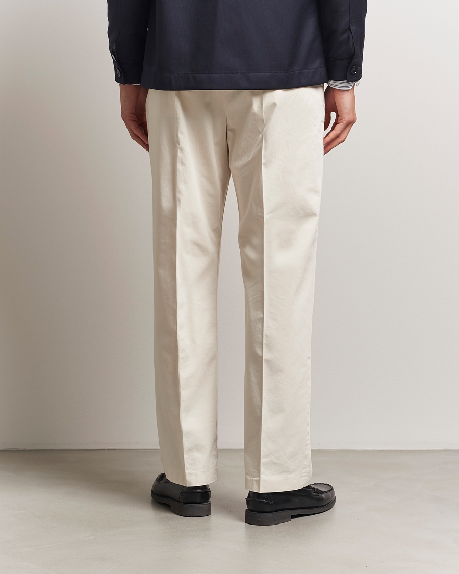 Mies | Housut | NN07 | Paw Relaxed Fit Pleated Chinos Ivory