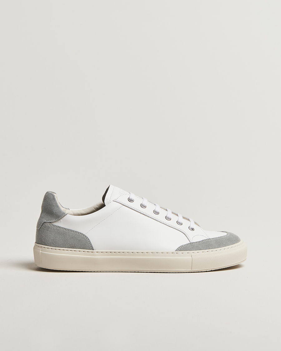 Mies | Tennarit | Sweyd | Center Leather/Suede Sneakers White
