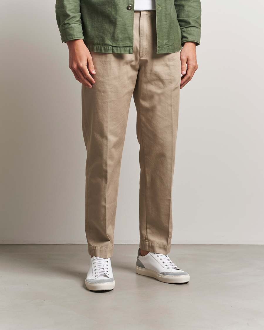 Mies | Tennarit | Sweyd | Center Leather/Suede Sneakers White