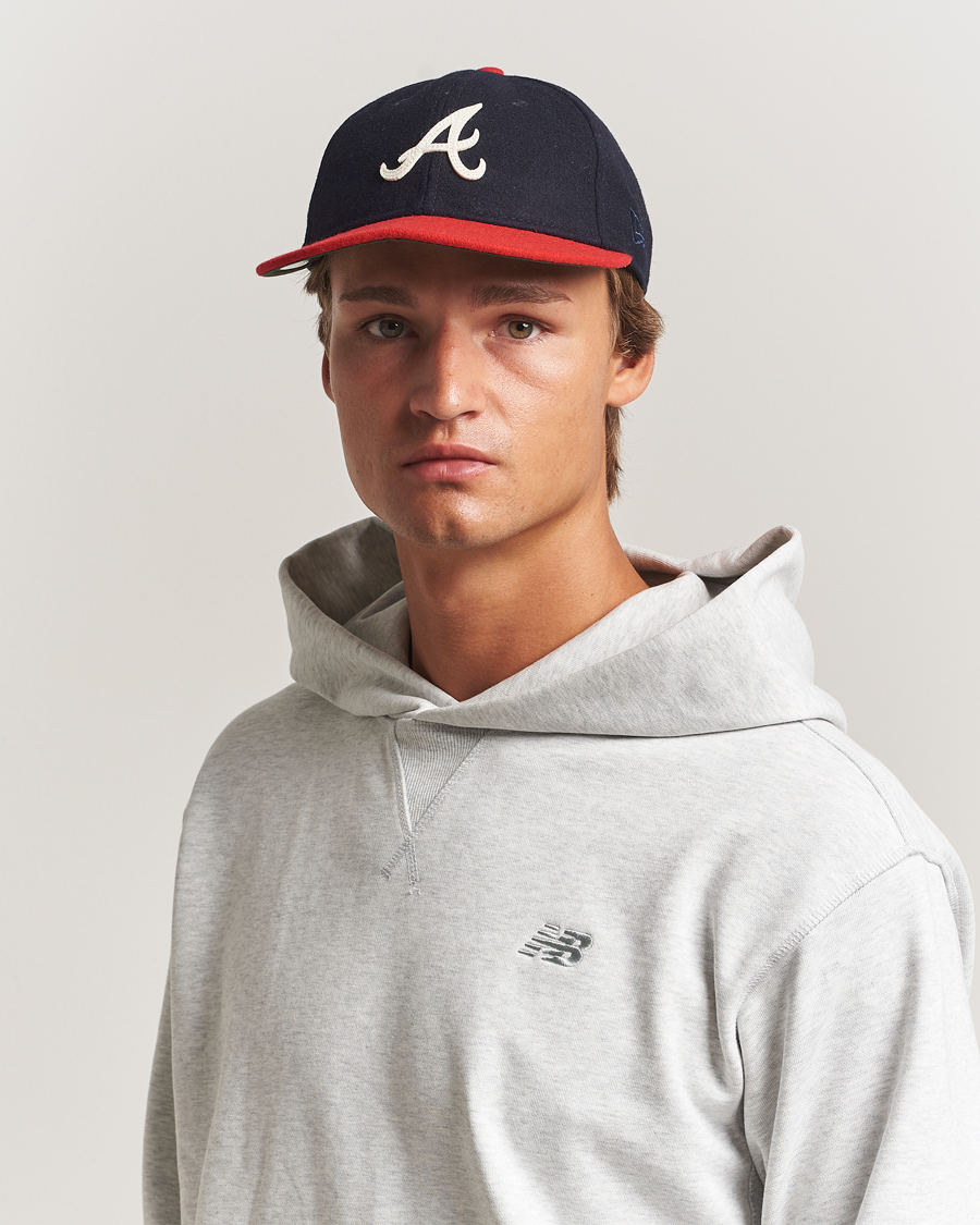 Mies | Päähineet | New Era | Retro Crown 9Fifty Melton Wool Cap Atlanta Braves