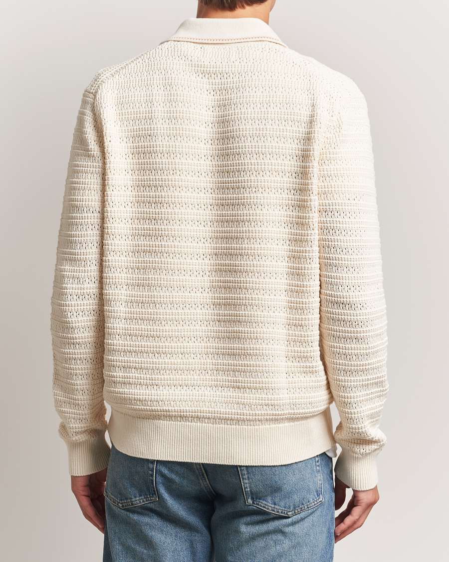 Mies | Puserot | NN07 | Josh Knitted Polo Ivory